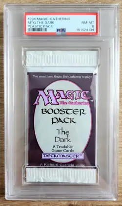 MTG - The Dark - Sealed Booster Pack - PSA 8. More MTG In My Store. - Image 1