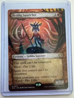 Hexing Squelcher - Showcase Non-Foil R #0317 MTG Lorwyn Eclipsed M/NM English - Image 1