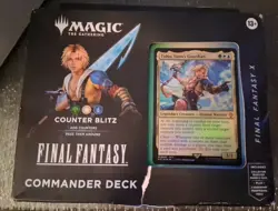 MTG Final Fantasy Commander Deck Counter Blitz Damaged Box - Image 1