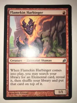 MTG Magic Flamekin Harbinger Lorwyn LP/NM - Image 1