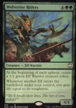 Wolverine Riders - Commander: Kaldheim: #14, Magic: The Gathering Lp C286 - Image 1