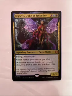 MTG Commander WOE *FOIL* M Tegwyll, Duke of Splendor #0001 - Image 1