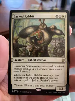 MTG - Jacked Rabbit [Bloomburrow Commander] [NM] Rare - Image 1