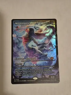 MTG - Moonshadow (0386) (Borderless Foil) - Lorwyn Eclipsed NM Condition - Image 1