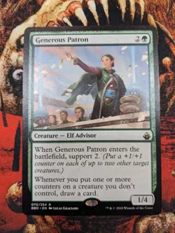Generous Patron - Battlebond Magic MTG - Image 1