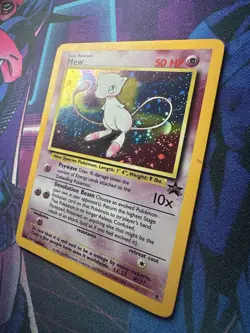 Pokemon TCG Mew Holo Black Star Promo #9 Vintage Rare Card MP/LP - Image 2