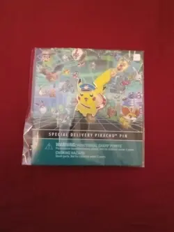 Special Delivery Pikachu Pokemon Pin - Pokemon Center Exclusive New Sealed - Image 1
