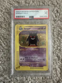 2002 Pokemon Expedition Gengar Holo 13/165 PSA 7 - Image 1