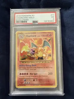 Pokemon Charizard 2016 Holo Card 11/108 Holographic - Image 1