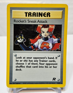 Rocket's Sneak Attack 16/82 Holo Rare Unlimited Team Rocket Pokemon 803 - Image 1
