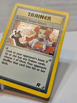 Rocket's Sneak Attack 16/82 Holo Rare Unlimited Team Rocket Pokemon 803 - Image 3