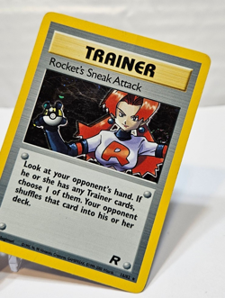 Rocket's Sneak Attack 16/82 Holo Rare Unlimited Team Rocket Pokemon 803 - Image 4
