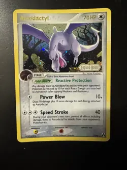 Pokemon TCG Aerodactyl Legend Maker 1/91 EX LEGEND MAKER HOLO STAMP AUTHENTIC - Image 1