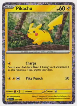 Pikachu M24 002/015 Holo Promo McDonald’s Dragon Discovery NM - Pokemon TCG - Image 1