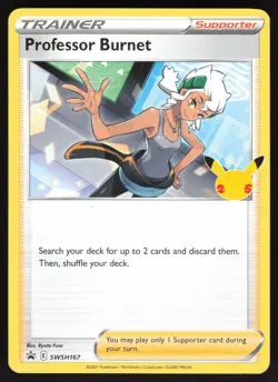 Professor Burnet SWSH167 Pokemon TCG Sword & Shield Promo - Image 1