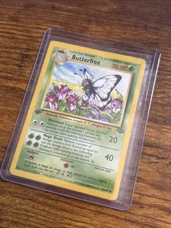 Pokemon TCG Butterfree Jungle 33/64 1st Edition Uncommon - Image 3
