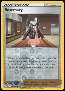 Carte Pokemon Rosemary 169/202 Reverse Epee et Bouclier Francais - Image 1