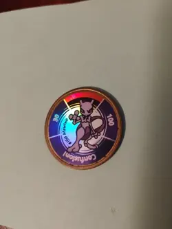 Hasbro Pokemon Battling Coin Game #150 Mewtwo Confusion Nintendo - Image 1