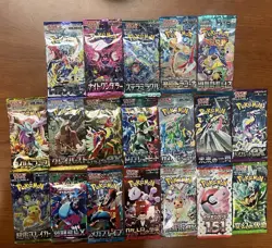 Japanese Pokemon Packs, Phantasmal Flames & Stellar Miracle Starter Deck Sealed - Image 1