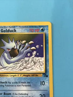 Pokemon TCG Fossil #35/62 Golduck 1st Edition LP - Image 2