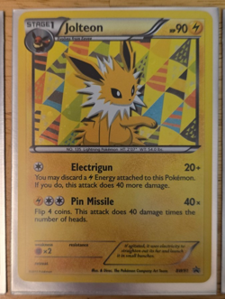 Pokemon Full Eeveelution Set Black & White Promo BW87 - BW94 Holo + Sylveon - Image 4