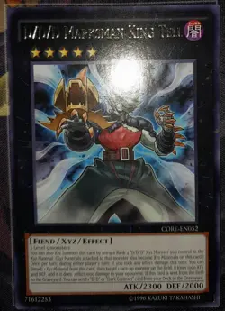 Yu-Gi-Oh! D/D/D Marksman King Tell Rare (CORE-EN052) Unlimited Lightly Played - Image 2