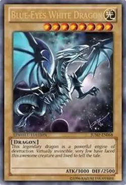 Yu-Gi-Oh Shonen Jump Promo Blue-Eyes White Dragon JUMP-EN068 LIGHTLY PLAYED LP - Image 1