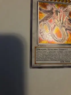 YUGIOH MAJESTIC RED DRAGON ULTIMATE RARE 1ST NEAR MINT ABPF-EN040 - Image 3