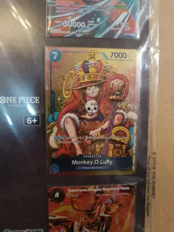 One Piece Monkey D. Luffy P-043 Foil Convention Exclusive Promo sealed Bandai - Image 4