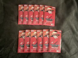 12 One Piece OP13 Carrying On His Will Sleeved Blister Booster Packs Lot - Image 1