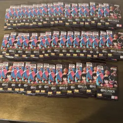 LOT OF 50 SEALED Booster Packs One Piece TCG: Emperors In The New World OP-09 - Image 1