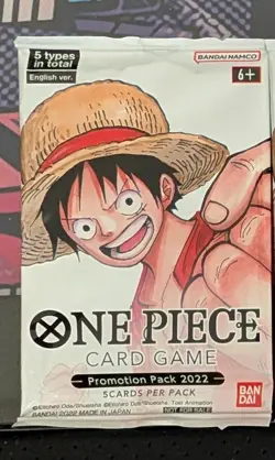 One Piece TCG Promotion Pack 2022 New Sealed English - Image 1