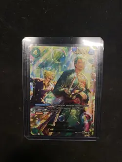 Roronoa Zoro - PRB02-006 (SP) - The Azure Sea's Seven (OP14) (Minor Factory Dot) - Image 1