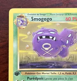 Pokemon Card - Weezing (Smogogo) FRENCH Fossil 1st Edition 45/62 Uncommon - Image 2