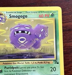 Pokemon Card - Weezing (Smogogo) FRENCH Fossil 1st Edition 45/62 Uncommon - Image 3