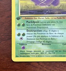 Pokemon Card - Weezing (Smogogo) FRENCH Fossil 1st Edition 45/62 Uncommon - Image 5