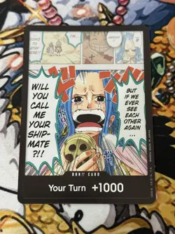 Your Turn +1000 OP-04 Don!! Card One Piece Kingdoms of Intrigue TCG English NM - Image 1