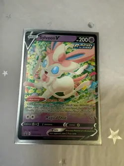 Black Star Promo Pokemon Card, Sylveon V SWSH202 Ultra Rare - Image 1