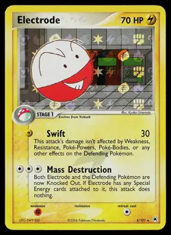 Pokemon Card - Electrode Hidden Legends 5/101 Reverse Holo Rare - Image 1