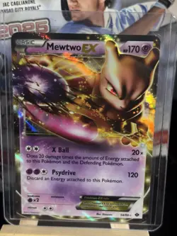Mewtwo EX 54/99 Ultra Rare Next Destinies MP Pokemon Card - Image 1