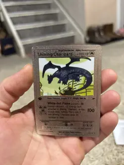 Shining Charizard Pokemon card from the Neo Destiny expansion set - Image 1