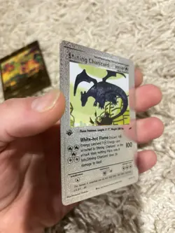 Shining Charizard Pokemon card from the Neo Destiny expansion set - Image 2
