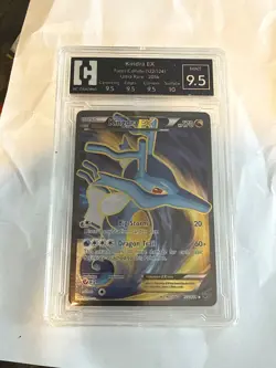 Kingdra EX Fates Collide Holo Full Art Ultra Rare Pokemon TCG Card 122/124 9.5 - Image 1