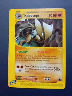 Kabutops - 14/144 - Non Holo Rare Skyridge Pokemon Card Near mint - Vintage - Image 1