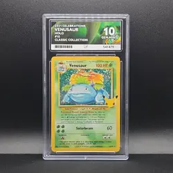 Pokemon TCG Card Venusaur 15/102 Celebrations 25th Anniversary - ACE 10 - Image 1