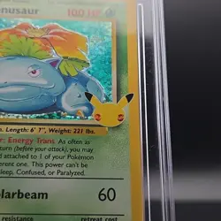 Pokemon TCG Card Venusaur 15/102 Celebrations 25th Anniversary - ACE 10 - Image 3