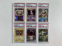 6 PSA Graded Pokemon Card Slab Lot #10 - Image 1