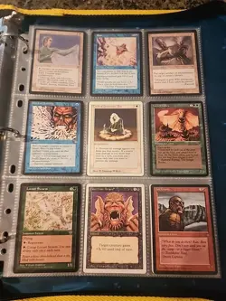 Vintage Magic The Gathering Collection Card Lot MTG 1993-1998 Pre-Rarity Symbol - Image 3