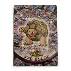 Pokemon TCG Golem Topps Series 1 , Card #76 LP - Image 1
