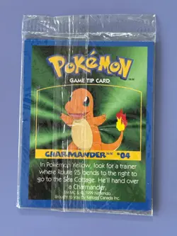1999 Kelloggs Game Tip Pokemon 3 cards Booster Pack Charmander #04 Doduo #84 - Image 1